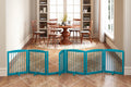 Freestanding Pet Gates with Walk Through Door - Extra Wide 120 in