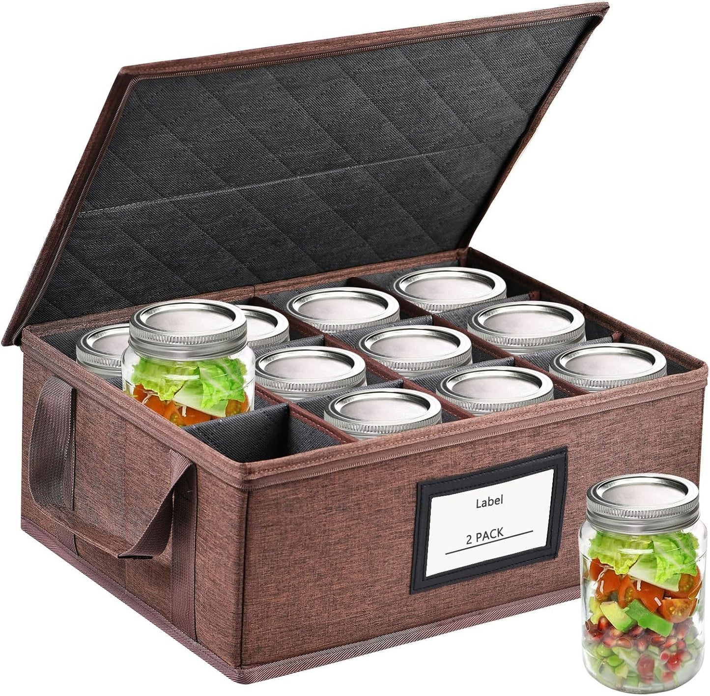 32 oz Mason Jar Storage Containers for Canning Jars Organization