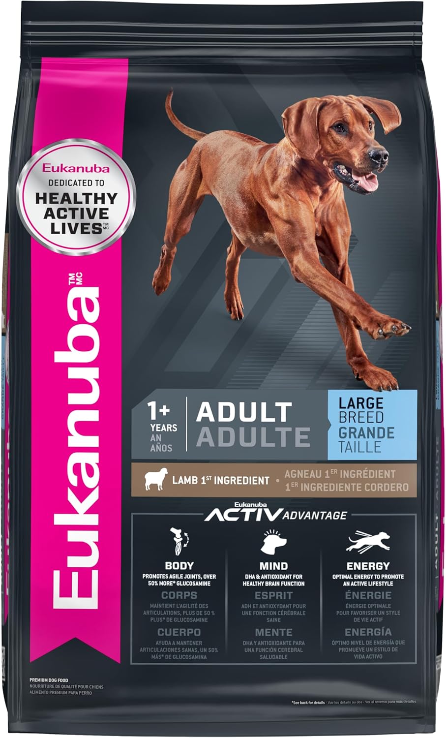 Eukanuba Adult Large Breed Lamb Dry Dog Food for Active Dogs