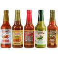 Marie Sharp's Hot Pepper Sauce Variety Set - 5 Big 10oz Bottles