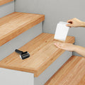 Clear Non-Slip Treads for Wooden Steps 15 Pack - Invisible Safety
