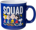 Silver Buffalo Peanuts Squad Ceramic Camper Mug