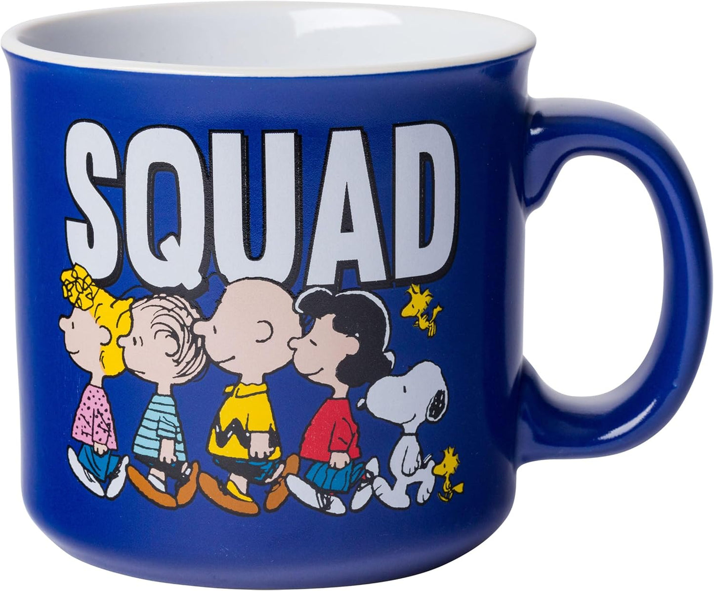 Silver Buffalo Peanuts Squad Ceramic Camper Mug