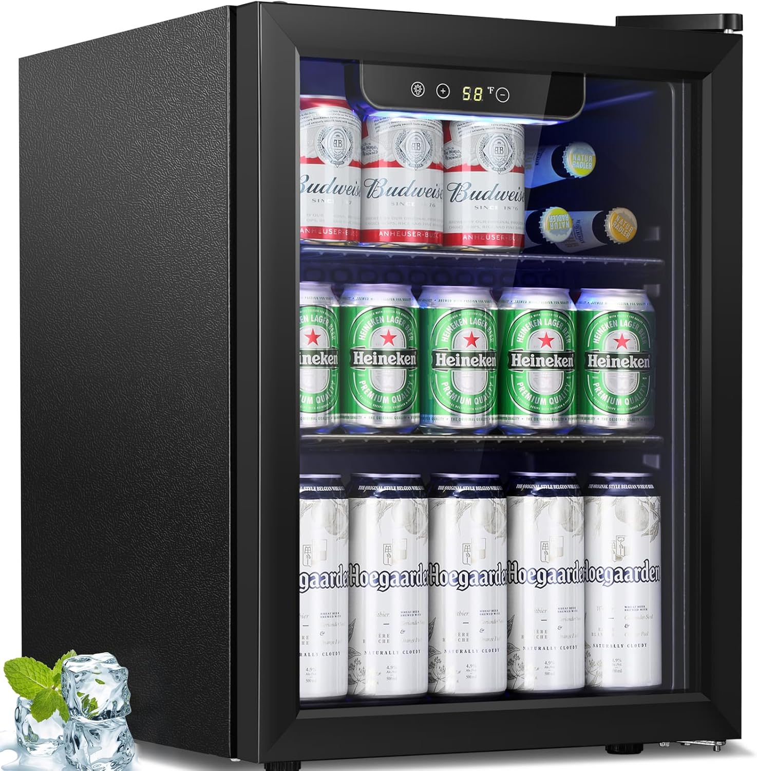 Antarctic Star Beverage Refrigerator Cooler for Home and Bar