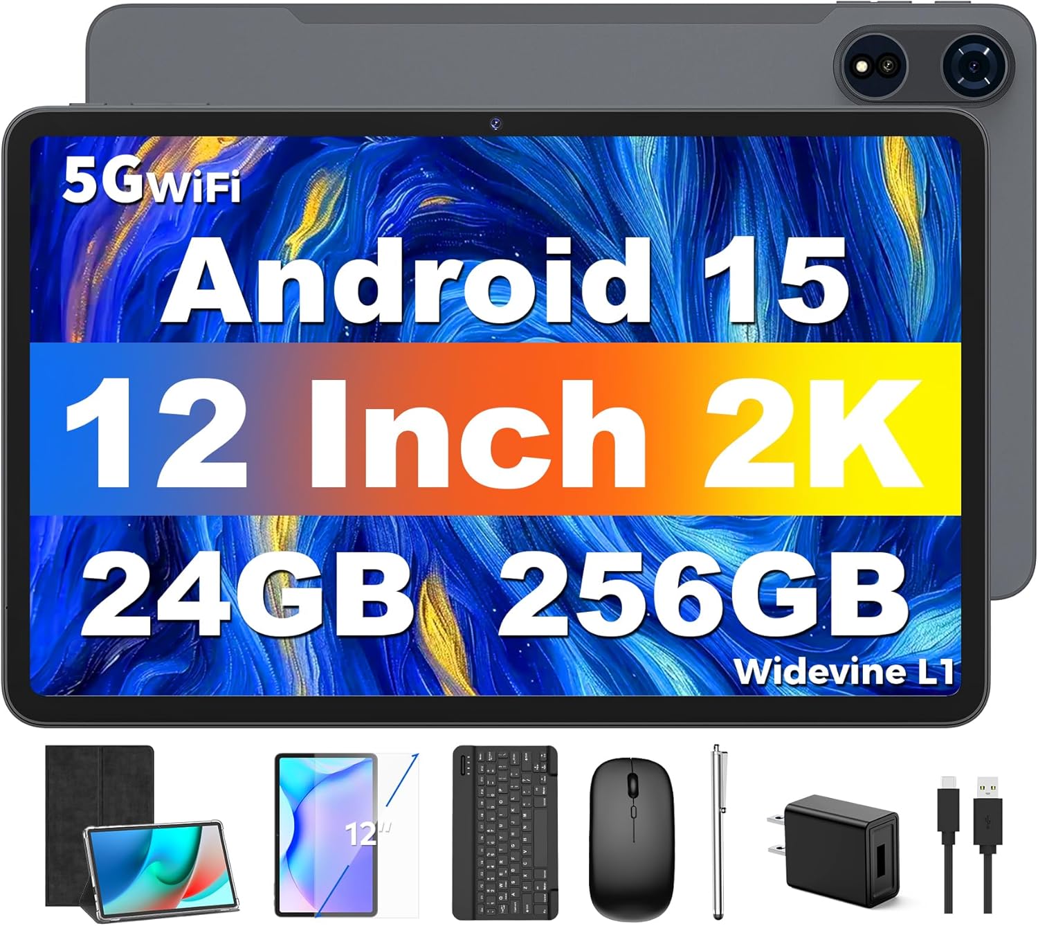 Android 15 Tablets with 24GB RAM and 256GB Storage for All Needs