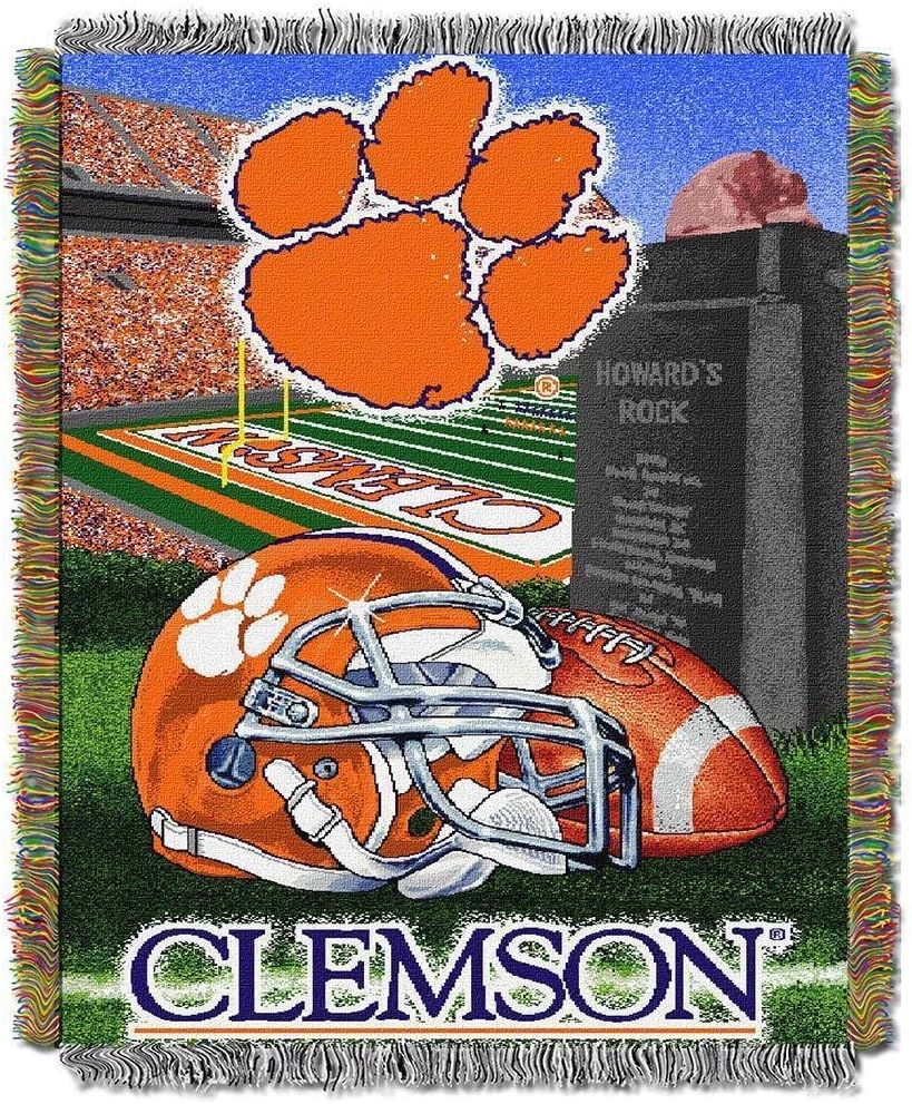 Officially Licensed NCAA Woven Tapestry Throw Blanket for Fans