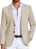 COOFANDY Mens Casual Blazer Knit Sport Coat - Lightweight Stretch soft