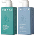 Exfoliating AHA Glycolic Acid Face & Body Wash + Collagen Cream Set