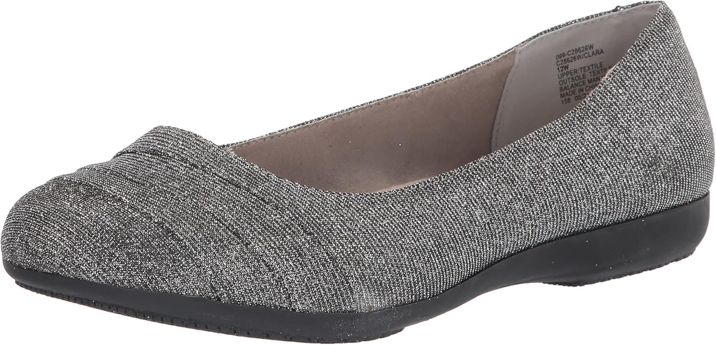 Clara Ballet Flat for Women with Cushioned Insole and Support