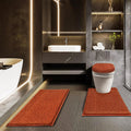 Bathroom Rugs Sets 3 Piece with Adjustable Toilet Seat Cover - Soft !!