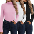 Women's 3 Pack Turtleneck Thermal Tops - Cashmere Blend Comfort