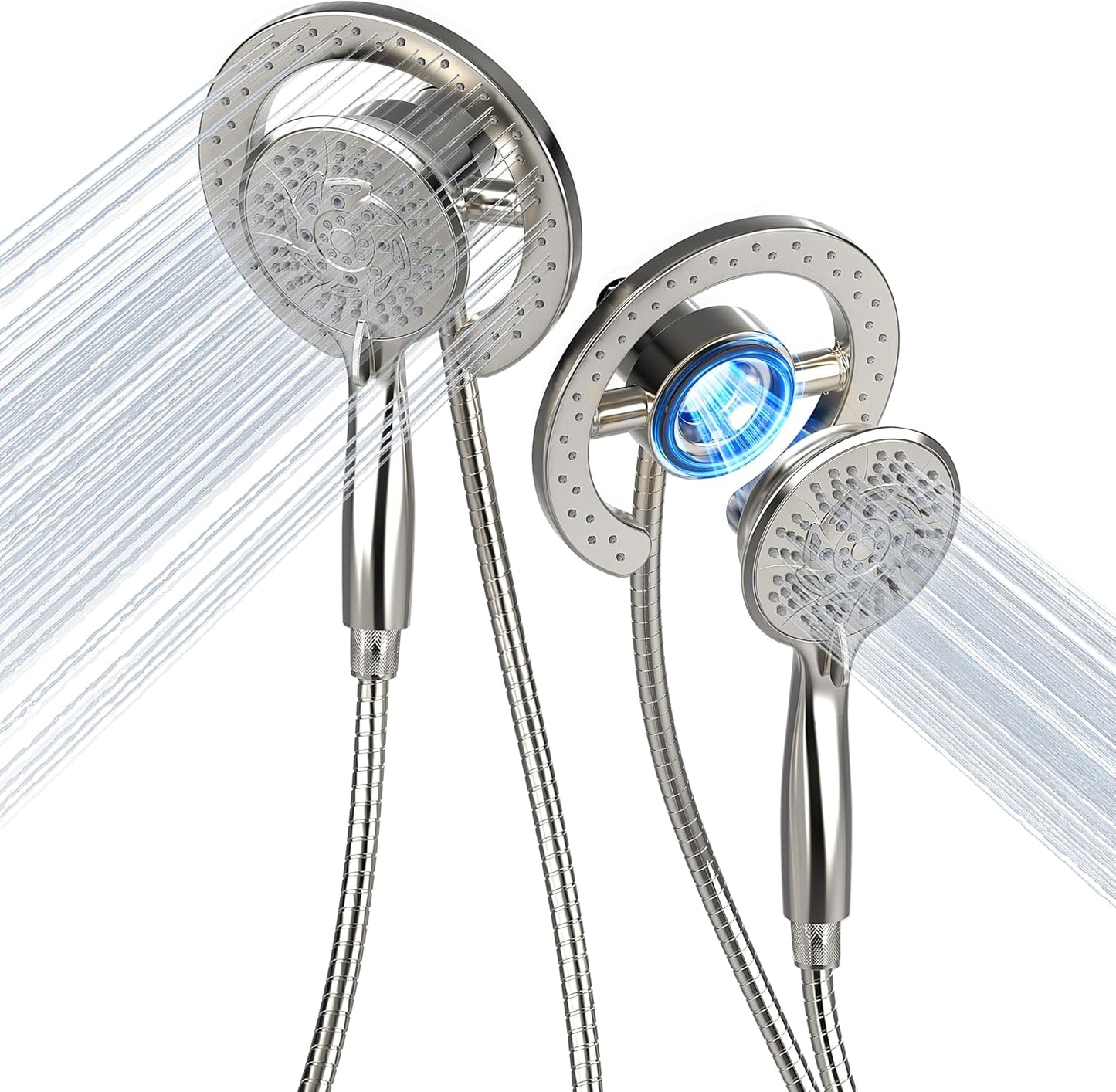 PRIMSOPH Shower Head Handheld Spray Combo with 10 Modes