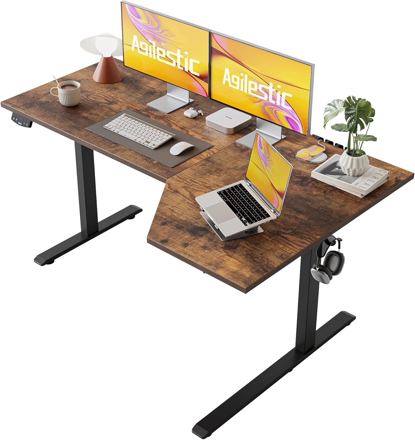 L-Shaped Electric Standing Desk: Ergonomic Sit-Stand Solution