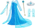 Luxury Princess Dress with Long Cape for Girls - Birthday Costume