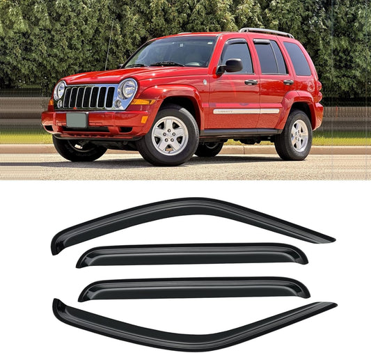 Window Visor for 2002-2007 Jeep Liberty - Rain Guards & Shields
