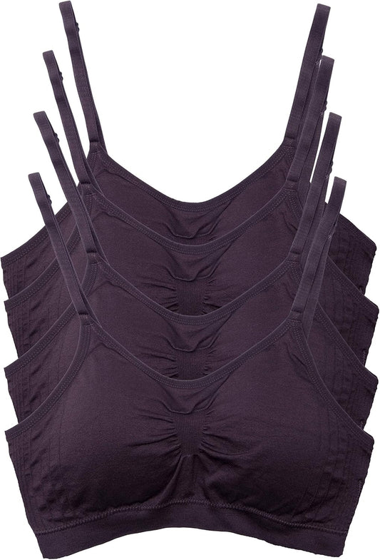 Kalon 4 Pack Womens Cami Bras for Ultimate Comfort and Style