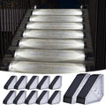 KINKAI 12 Pack Solar Stair Lights for Outdoor Safety and Style