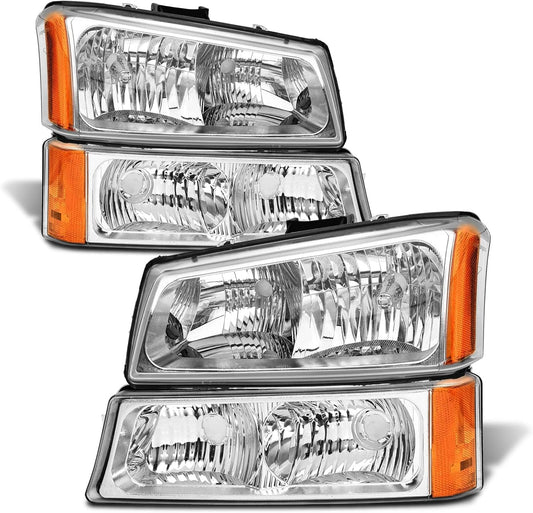 Chevy Silverado Headlight Assembly for 2003-2006 Models