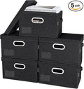 BALEINE Storage Bins with Lids for Home and Office Organization