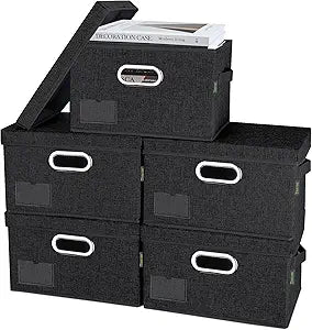 BALEINE Storage Bins with Lids - Perfect for Home Organization