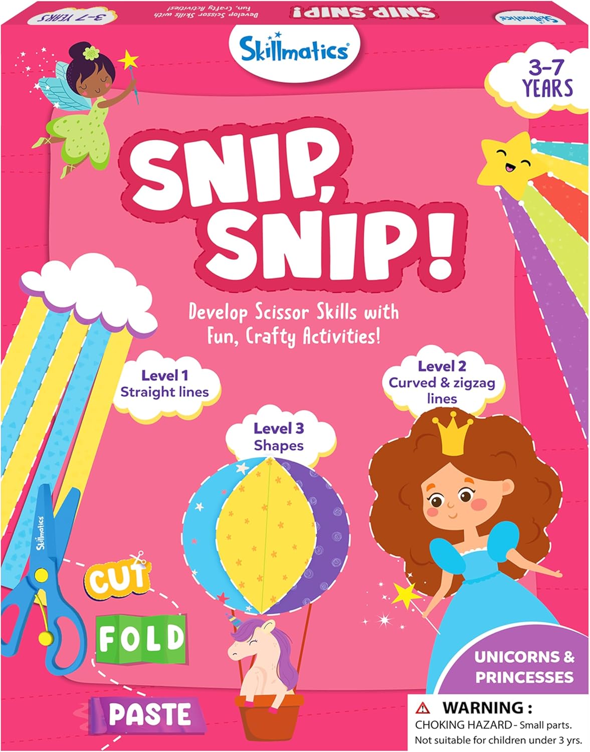 Craft Kit: Develop Scissor Skills with Unicorns & Princesses