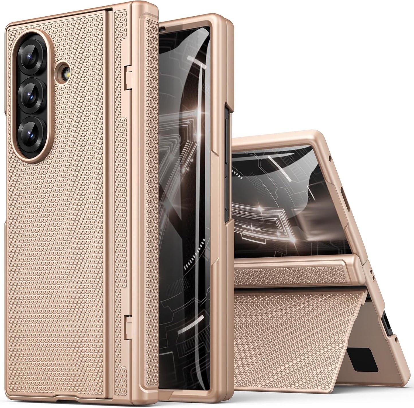 Samsung Galaxy Z Fold 7 Case with Kickstand and Screen Protector