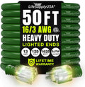 50ft Outdoor/Indoor Extension Cord 16/3 Gauge Heavy Duty - Waterproof