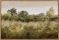 Framed Vintage Meadow Landscape Wall Art - Ready to Hang