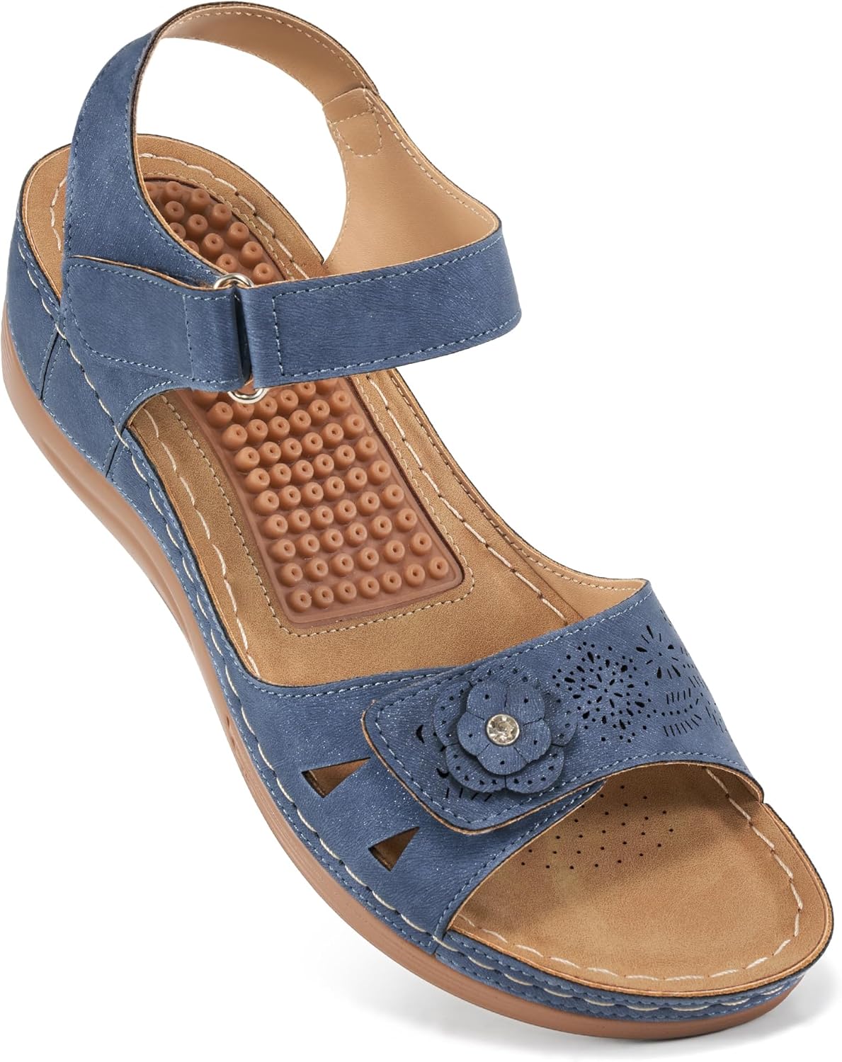 FUDYNMALC Sandals for Women: Comfortable Orthopedic Wedge Shoes