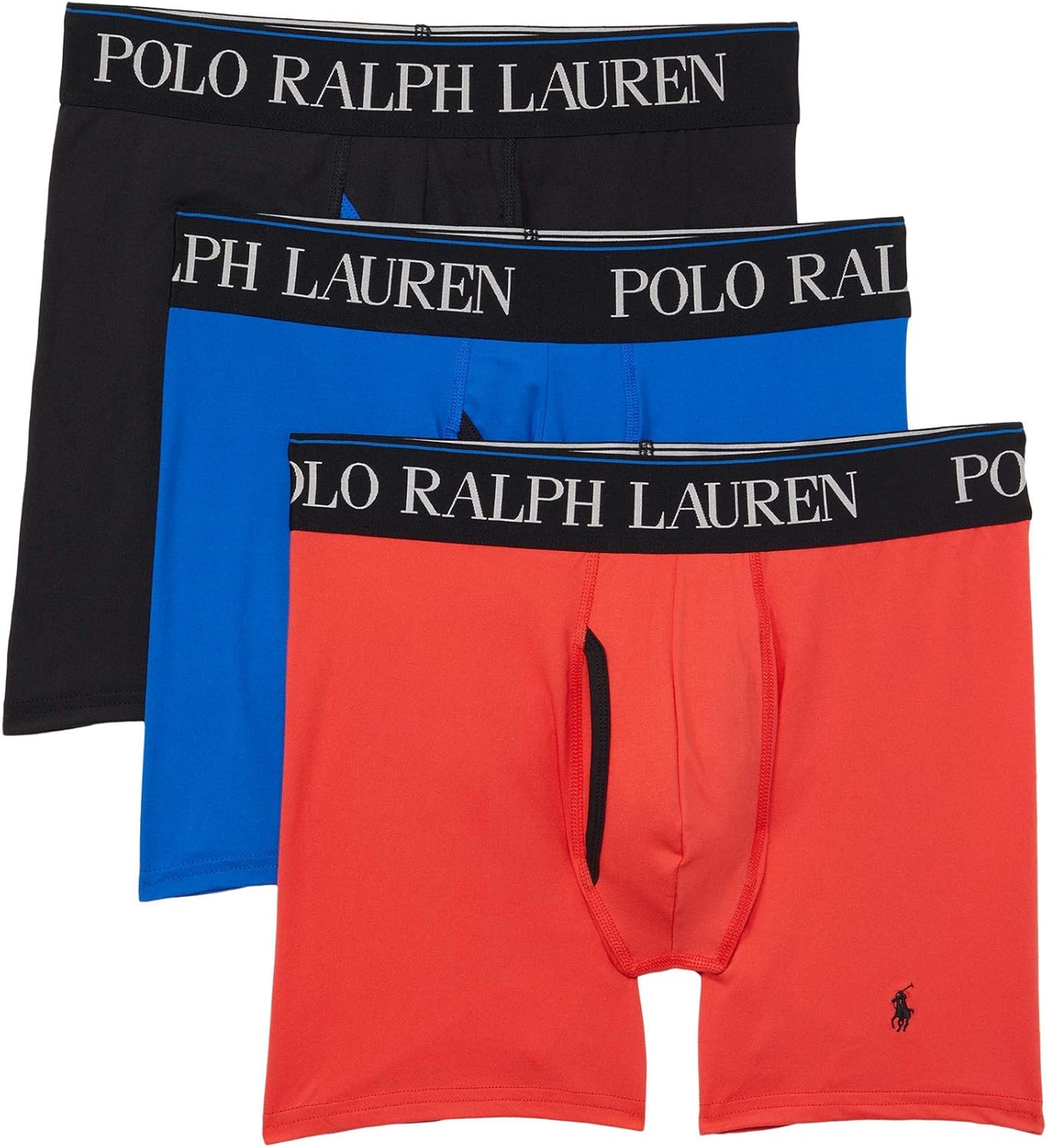POLO RALPH LAUREN Men's 4d Flex Cooling Microfiber Boxer Briefs
