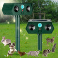 2 Pack 2025 Ultrasonic Animal Repellent Outdoor - Solar