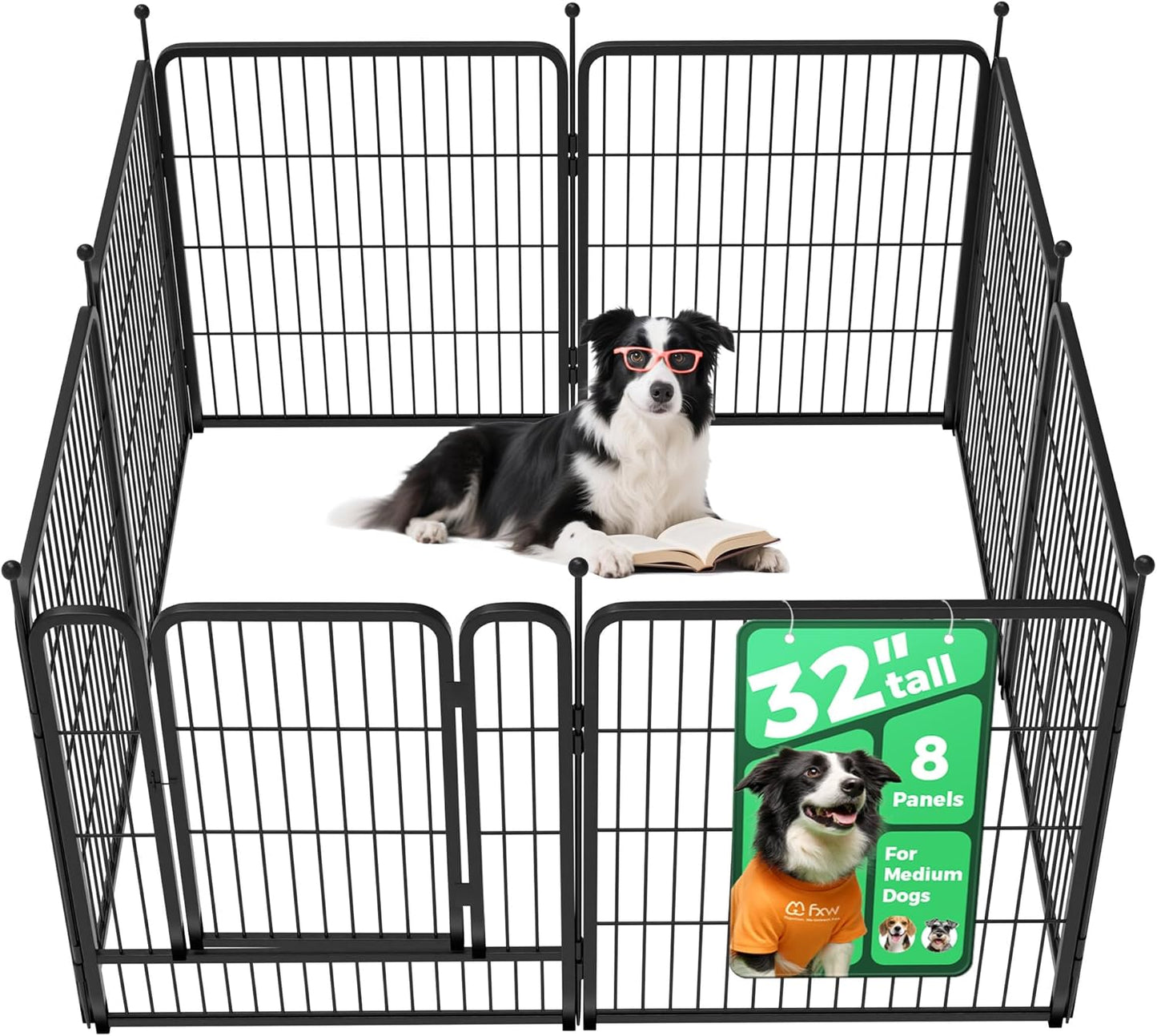 FXW Rollick Unleashed Dog Playpen for Indoor and Outdoor Use