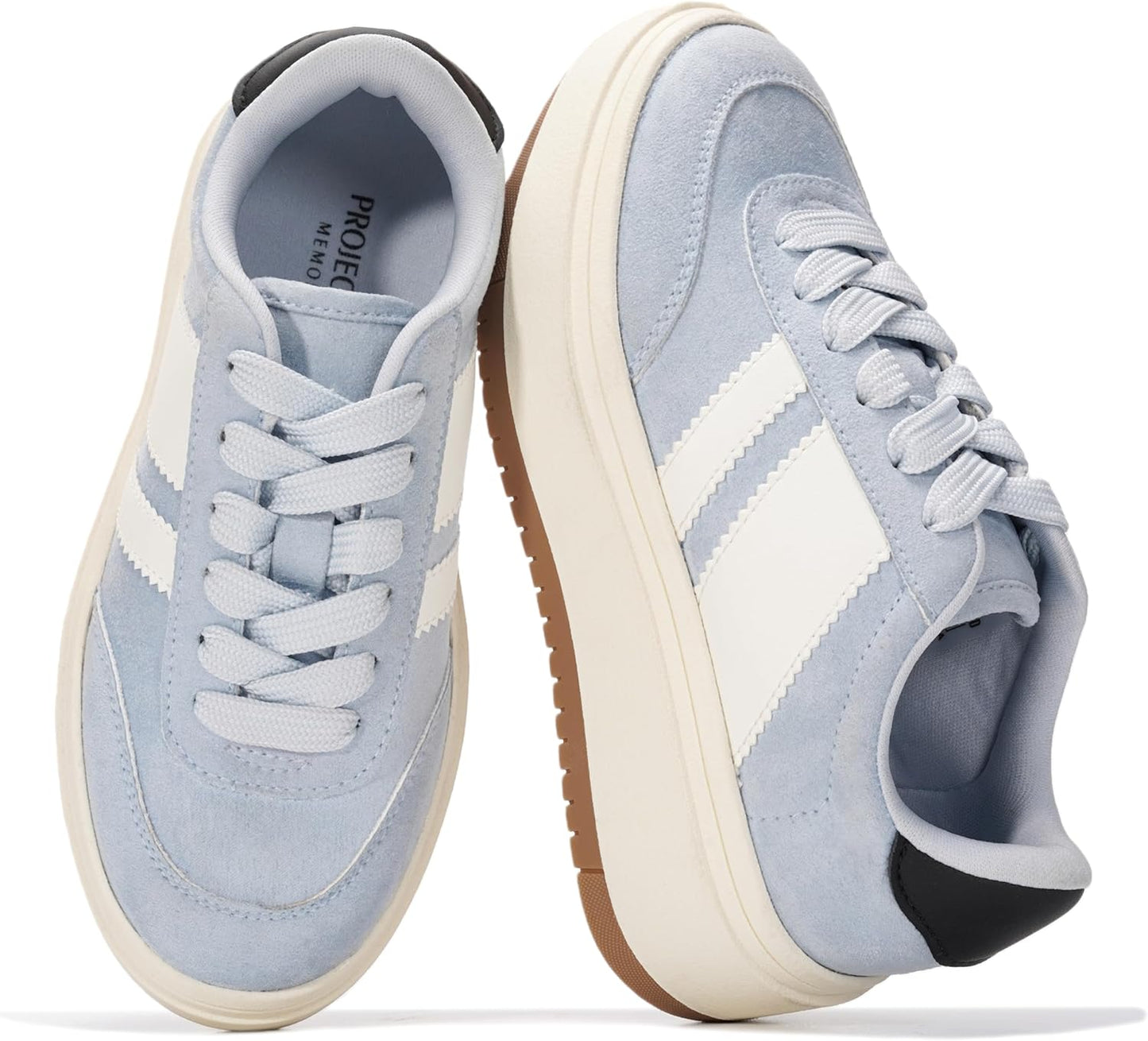 Project Cloud Platform Girls Sneakers - Lightweight Memory Foam Shoes