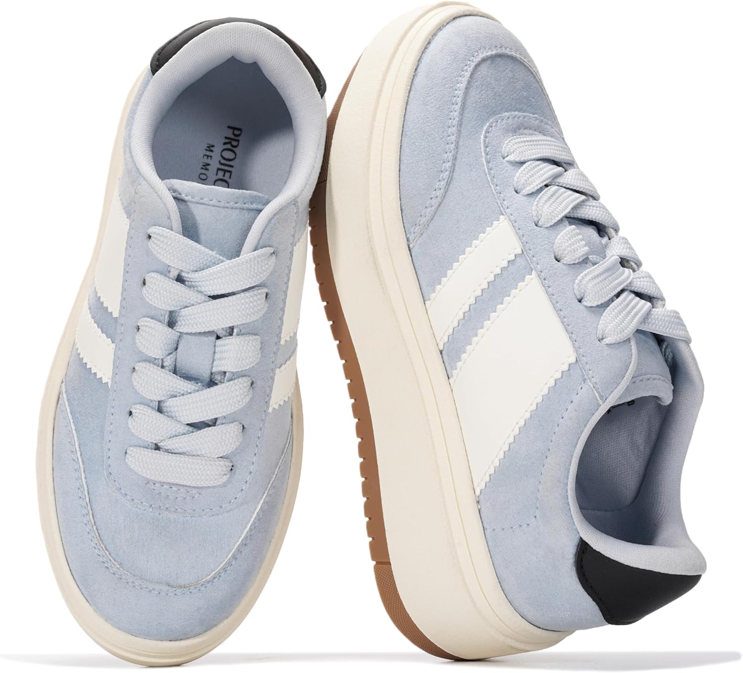 Project Cloud Platform Girls Sneakers - Lightweight Memory Foam Shoes