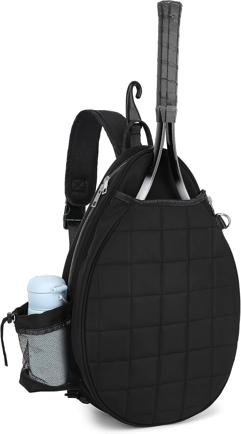 Rejolly Tennis Racket Sling Bag for Sports and Outdoor Activities