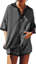Tankaneo Womens Sweater Set 2 Piece Lounge Outfit - Soft Knit Comfort