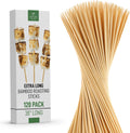 Zulay Kitchen Bamboo Marshmallow Smores Sticks 30in - Extra Long
