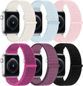 Nylon Sport Loop Band Compatible with Apple Watch - Soft Adjustable 6