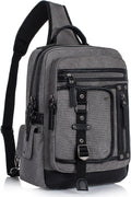 Schkleier Messenger Bag for Men Canvas Sling Bag - Durable, Spacious