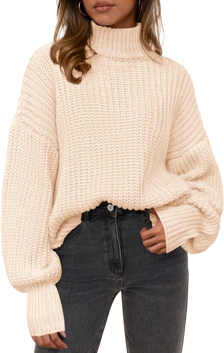 PRETTYGARDEN Fall Oversized Sweaters for Women - Cozy Knit Style