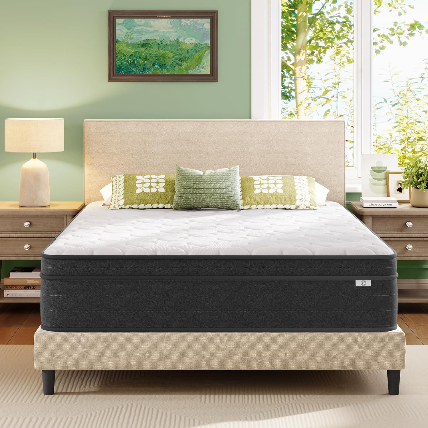 Koorlian 12 Inch King Size Mattress for Back Pain Relief