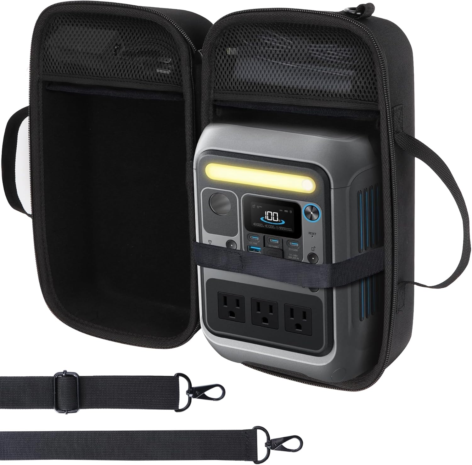 Hard Case for Anker SOLIX C300 Power Station by Lebakort