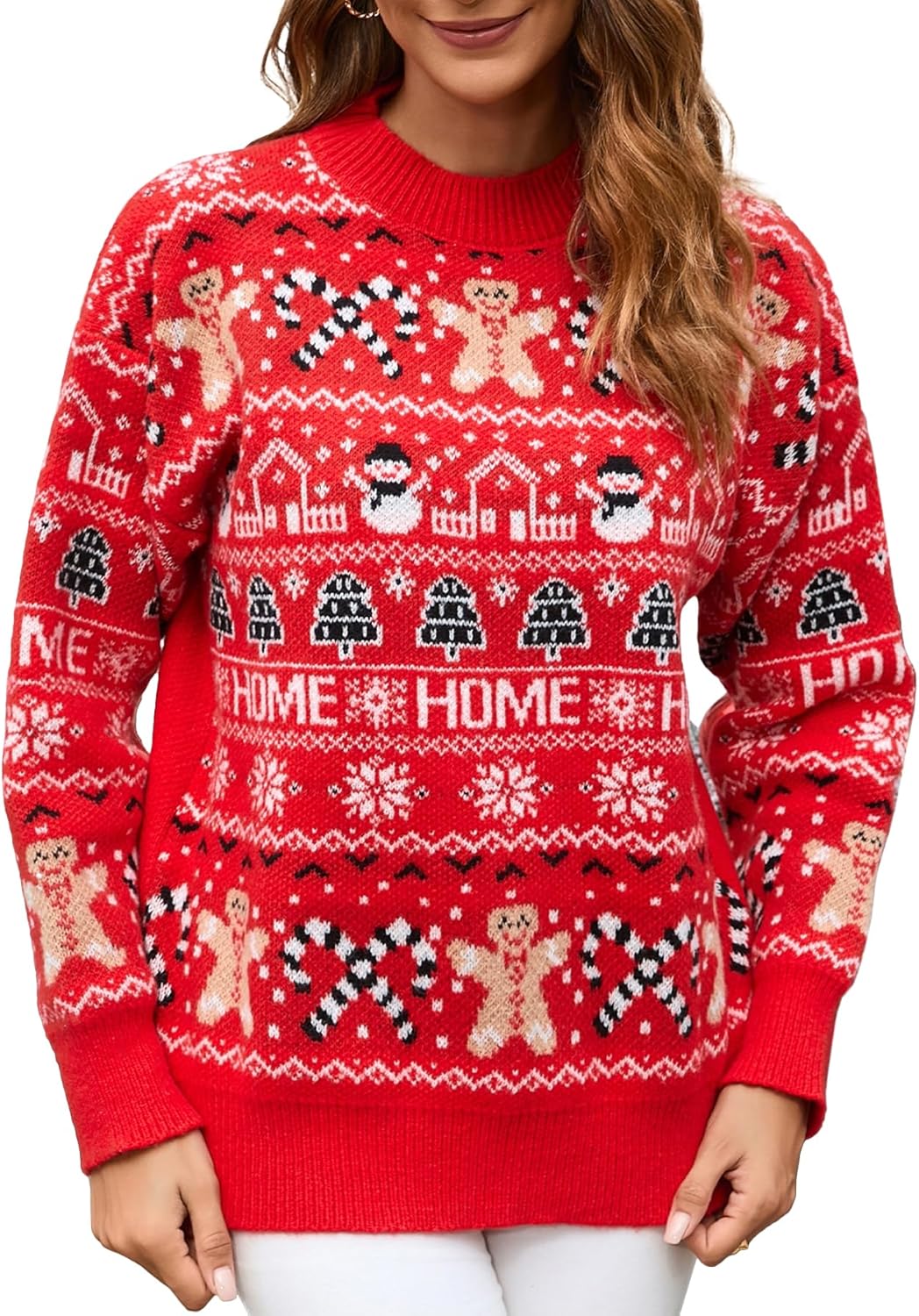 IFFEI Womens Ugly Christmas Sweater for Fun Holiday Style