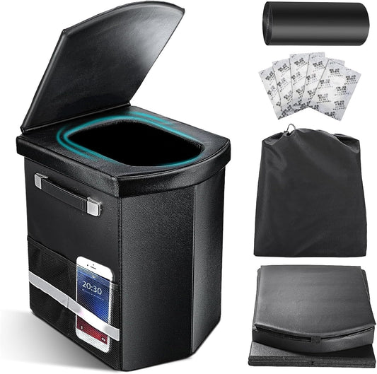 2025 Upgraded XL Portable Toilet for Camping and Travel Needs