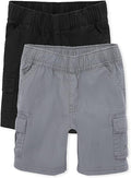 Children's Place Baby Boys' and Toddler Pull on Cargo Shorts - Easy