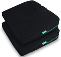 Portable Office Chair Wedge Seat Cushion Coccyx Memory Foam - 2Pack