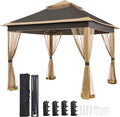 Pop Up Gazebo 11x11 Patio Canopy - Instant Shade Shelter