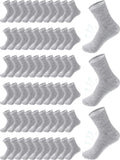 Tarpop 100 Pairs Bulk Mens Socks Moisture Wicking Ankle - for Men