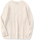 Oversized Cable Knit Sweater for Women - Cozy Fall Fashion