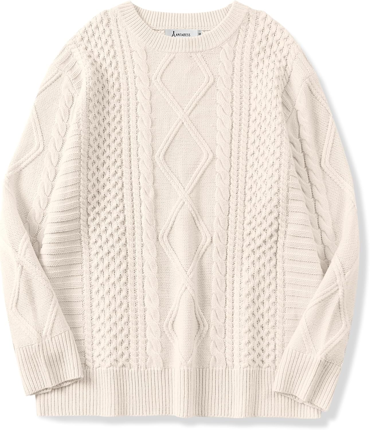 Oversized Cable Knit Sweater for Women - Cozy Fall Fashion